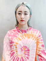 アルバム 銀座(ALBUM GINZA)&nbsp;ピンアレンジ_マロンベージュAラインボブかきあげロング_48467