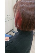 クローバー 本店(CLOVER)&nbsp;イヤリングカラー、インナーカラーレッドピンク