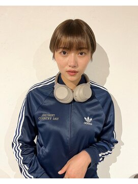 カフ(CAF) CAF FUKO/ベージュカラー/マッシュショート/大阪/心斎橋