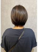 ストレート☆ハイライトショート