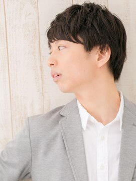 トニーアンドガイメン ホテル京阪仙台店(TONI&GUY MEN) ビジネスにも合う暖色系カラーウルフマッシュe仙台