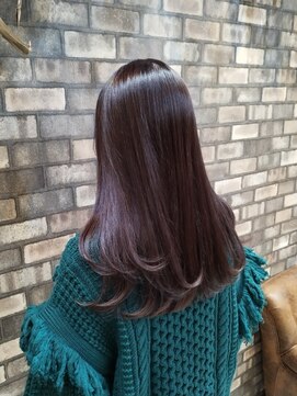 ネウィ 八王子(newi) 大人かわいいワンカールミディラベンダーカラー/ふんわりカール