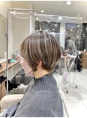 ショートボブ×バレイヤージュ【Ash大泉学園 横山】