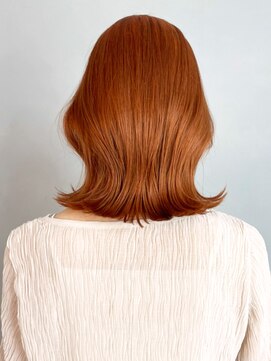 アルバム 新宿(ALBUM SHINJUKU) オレンジブラウン_チェリーブラウンフェミニンロング_ba400201