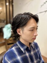 カットスタジオ141&nbsp;スパイラルパーマミディアムヘアー