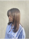 海外風レイヤースタイル［レイヤーカット/ベージュカラー］長橋
