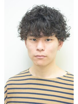 カーウォッシュバーバー(CARWASH BARBER) イメチェンマッシュパーマアッシュブラックスキンフェード0104