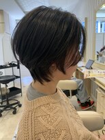 アッシュ 仙川店(Ash)&nbsp;30代40代50代耳かけショート前髪なしハンサムショートカット