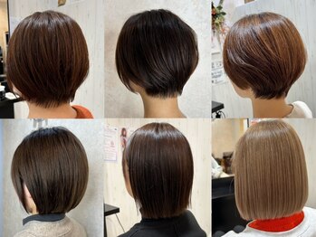 バンビラボ(Bambi Labo)の写真/【ショート・ボブ・ショートボブが得意】骨格に合わせた似合わせカット、360°どこから見ても可愛い♪