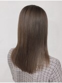 シアーブラウン/ストレートヘア