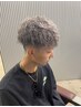 《ホワイトカラーはこちら！》　メンズカット+Wブリーチカラー