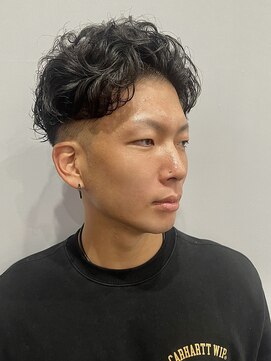 メンズルシードスタイルベル(mens LUCIDO STYLE BELLE) 極道パーマ風