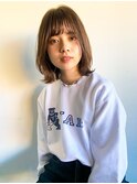 レイヤーボブ×グレージュ ○堀越太真樹