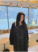 フェミニンロング　似合わせカット　ウェーブミディアム