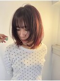 【fev_hana】カラーのみでつくるディープなレッドヘア