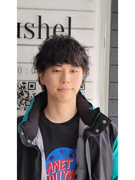 ヤマグチ トゥシェル ヘアー&メイク ヘアーアンドメイク マッシュ×ウルフ パーマ スタイル 【学割も有】