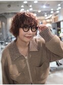 #くるくるパーマ