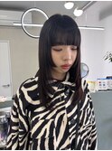 酸性ストレート/姫カット/顔周りレイヤー