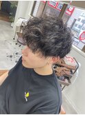 【★クシャっとスタイリングでキマる波ウェーブパーマ♪★】
