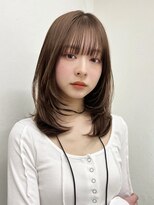 ガーデン 渋谷(GARDEN)&nbsp;ミディアムレイヤー/レイヤーカット/顔まわりカット/ワンカール