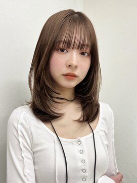 ガーデン 渋谷(GARDEN) ミディアムレイヤー/レイヤーカット/顔まわりカット/ワンカール