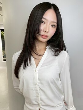 トイ(TOI) レイヤーカット/グレージュ/韓国ヘア/ワンホン