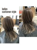 ≪chan.≫ Customer Style 白髪ぼかしハイライト