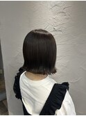切りっぱなしボブ