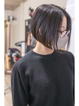ルーシー ヘアデザインワークス(Lucy Hair Design Works) サロンワーク×ショートボブ