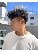 ワンカールパーマ/メンズカット/メンズサロン/天神/ツイスト