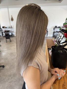 ナンバー(number+) 20代30代大人可愛いダブルカラーブリーチハイトーン