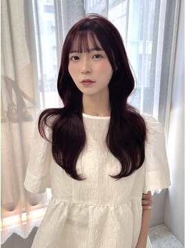 ボタン テンジン(VOTAN tenjin) 【杉本大地】韓国ヘア/レイヤーカット/ワインレッド/天神