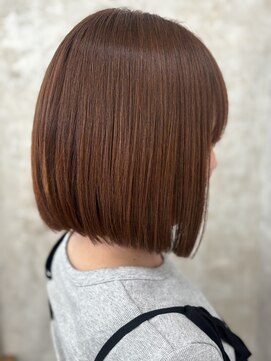 クシュ 本川越店(kusyu...) ミニボブ×秋色オレンジ