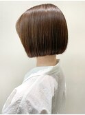 say.ボブミニボブくびれボブレイヤーボブオリーブグレーベージュ