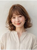 イメチェン/ピンクベージュ/アンブレラカラー/前髪/大口子安横浜