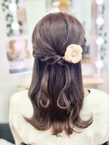 ジェシータ 品川駅前店(GESHITA)&nbsp;波巻きハーフアップ【品川/ヘアセット/着付け】