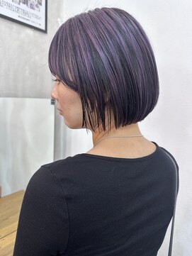 ラウラアンドロー(LAURA&RO) ダブルカラー/ケアブリーチ/インナーカラー/ベージュ【塚口】