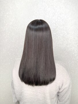 前髪/アンブレラカラー/こなれミディ/イメチェン/ウェーブパーマ