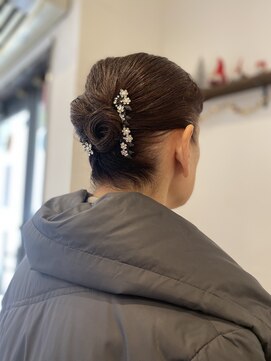 アップスタイル×発表会ヘア