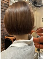 ヘアメイク フレンシア(hair make flencia)&nbsp;王道可愛い！艶髪ナチュラルボブ【020スタイル】