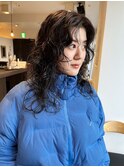【杏】ミディアムパーマ