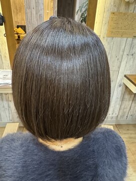 きのま 東白楽 東神奈川 前回美髪矯正→髪質改善カラー