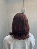 ラグヘアーワークス 草薙店(LAG HAIR WORKS) ロブ×チェリーブラウン