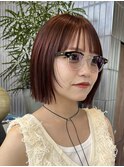 栄小顔レイヤーボブ　　　　