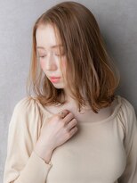 カバーヘア 上尾西口店(COVER HAIR)&nbsp;透明感ミルクティーブロンド小顔くびれミディアムX上尾20代30代