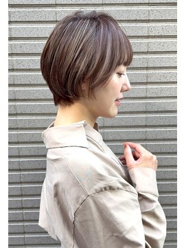 アン たまプラーザ(un) ショートボブ髪型30代40代50代前髪あり前髪無し 射場