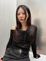 コードライン 三島店(CODE.LINE)&nbsp;《CODE.LINE》レイヤーカット×暗めカラー