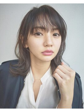 ステア メゾン(stir maison) 再現性◎鎖骨ミディシースルーバング☆MAKOTO