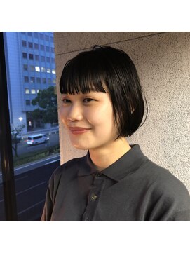 アンフェインド02(UNFEIGNED 02) クラゲヘアー/小顔に見せるヘア/ココアベージュ/伏見/栄