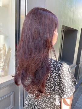 ヘアーアイスカルテット(HAIR ICI QUARTET) ロング × ラズベリーピンク